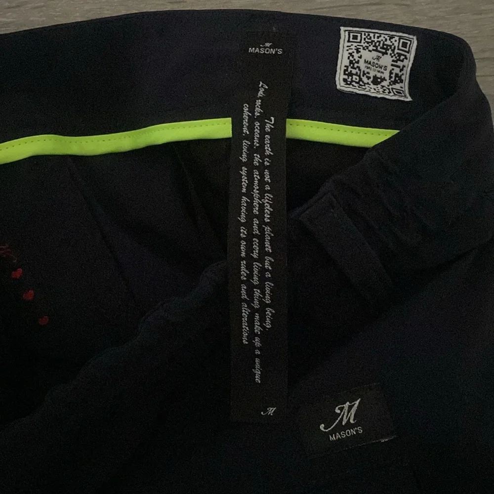 Mason’s Forte Dei Marmi Women’s Navy Blue Cargo Pants - Size 48 (IT) - US 12 - Picture 7 of 12